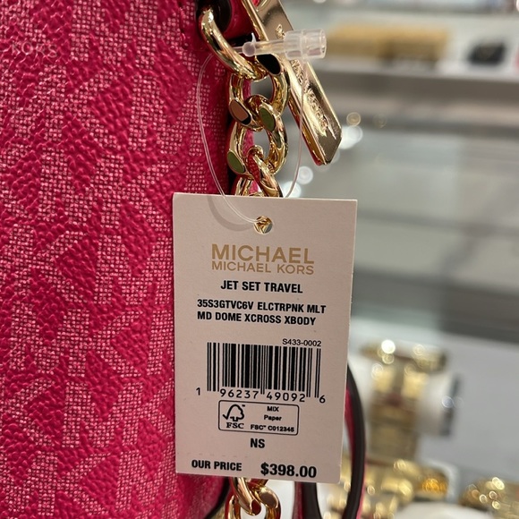 MICHAEL KORS
Jet Set Travel Medium Color-Block Signature Logo Dome Crossbody Bag - Picture 8 of 16